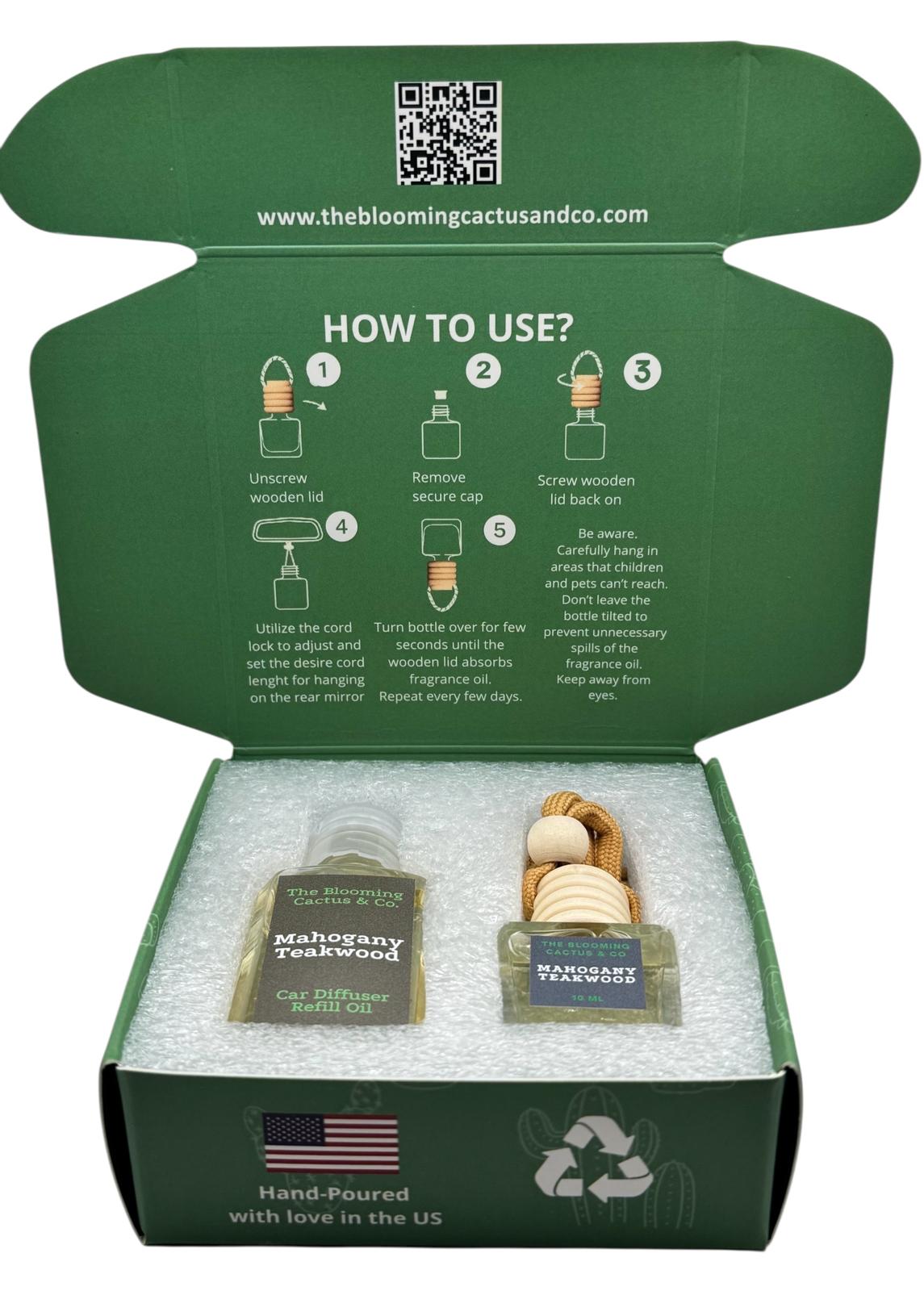 10 ml Car Air Freshener with 1 Oz Refill included