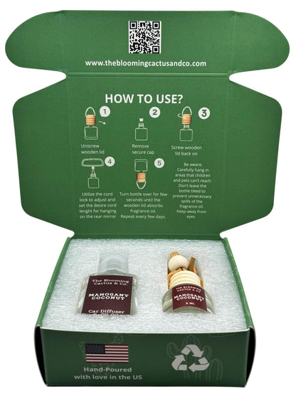 8 ml Car Air Freshener with 1 Oz Refill included