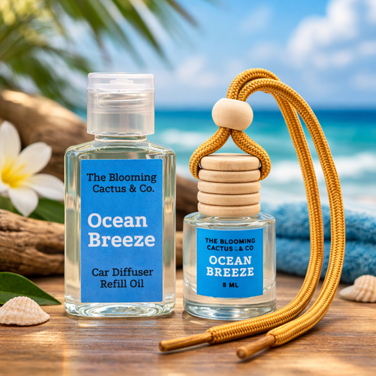 8 ml Car Air Freshener with 1 Oz Refill included