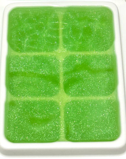 Highly Scented All Natural Soy Wax Melts-4 Different scents-6 Cube Clamshell -Fresh Lemon+Baja Cactus Blossom+Fruit Loops+Fleur D'Oranger.