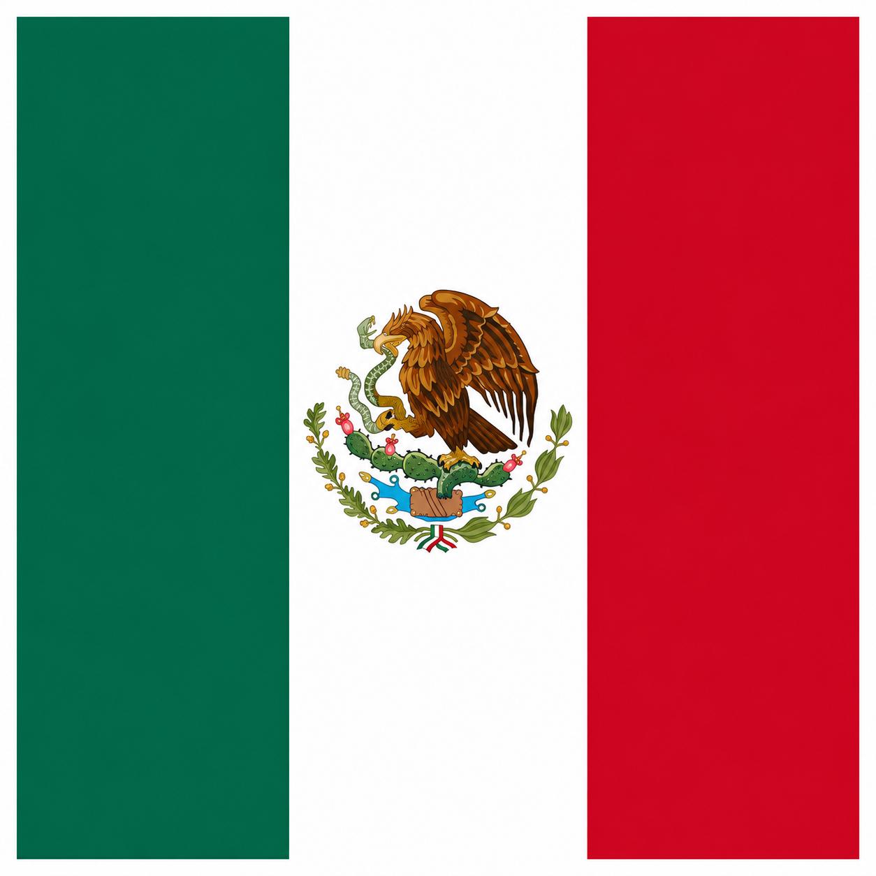 Mexico Flag Car Air Freshener – Hanging Rearview Mirror Diffuser | Handmade in USA | Refillable Car Freshener