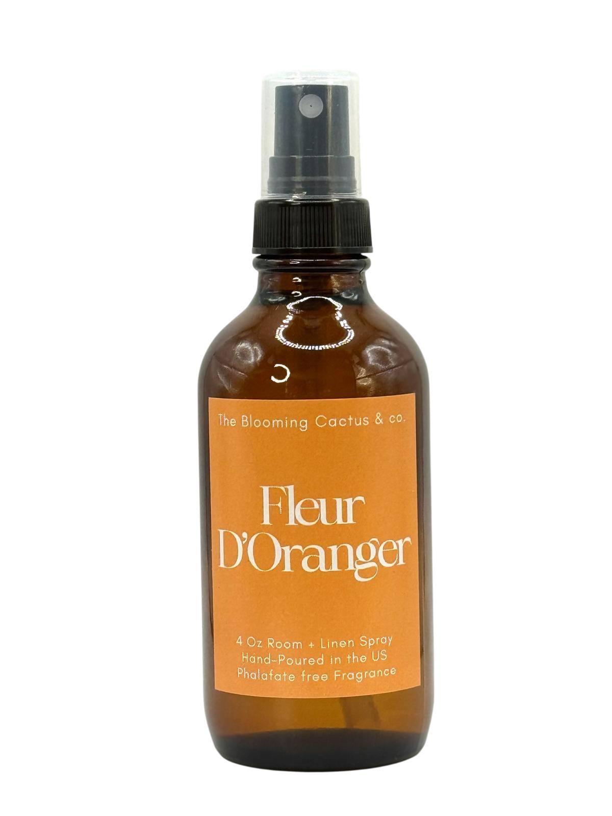Room Spray - Air Freshener - Odor Eliminator - Car Air Freshener - Home Spray - Linen Spray - Fabric Refresher - Mist Hand Poured - Made in USA |Fleur D’Oranger