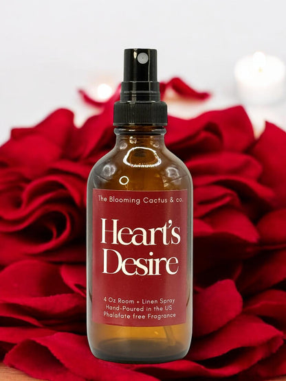Room Spray - Air Freshener - Odor Eliminator - Car Air Freshener - Home Spray - Linen Spray - Fabric Refresher - Mist Hand Poured - Made in USA| Heart's Desire