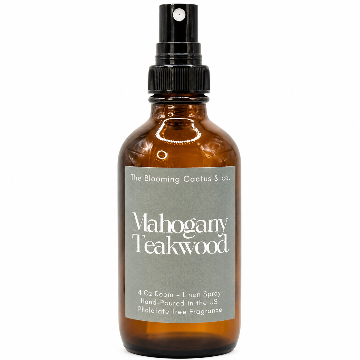 Room Spray - Air Freshener - Odor Eliminator - Car Air Freshener - Home Spray - Linen Spray - Fabric Refresher - Mist Hand Poured - Made in USA| Mahogany Teakwood.