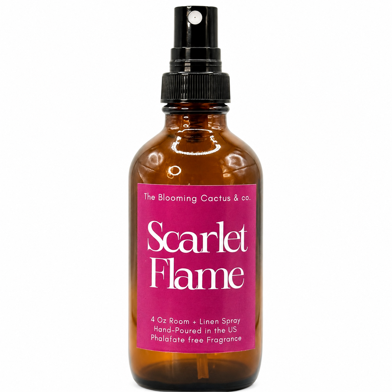 Room Spray - Air Freshener - Odor Eliminator - Car Air Freshener - Home Spray - Linen Spray - Fabric Refresher - Mist Hand Poured - Made in USA| Scarlet Flame.